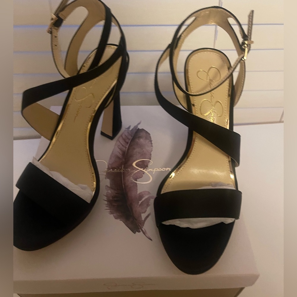 Jessica Simpson Black Friso Heel